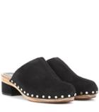 Saint Laurent Suede Clogs
