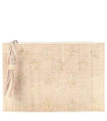 Kayu Star Woven Straw Pouch