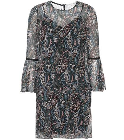 Veronica Beard Denver Printed Silk Dress