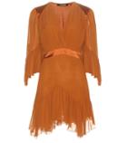 Roberto Cavalli Silk-chiffon Mini Dress