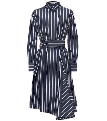 Brunello Cucinelli Striped Cotton Shirt Dress