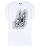 Mcq Alexander Mcqueen Bunnny Be Here Now Printed Cotton T-shirt