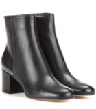 Gianvito Rossi Margaux Mid Leather Ankle Boots