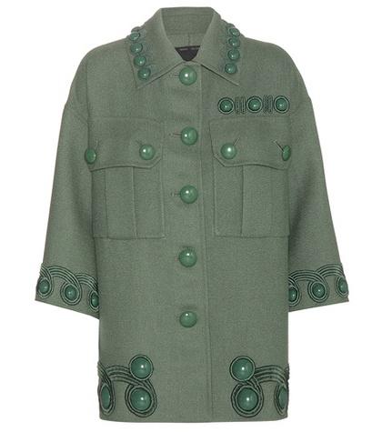Marc Jacobs Embellished Wool Jacket
