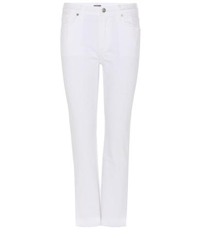 Fendi Fleetwood High-rise Cut-off Cropped Jeans