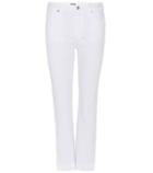 Fendi Fleetwood High-rise Cut-off Cropped Jeans