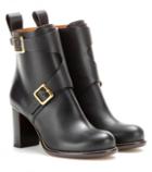 Chlo Leather Ankle Boots
