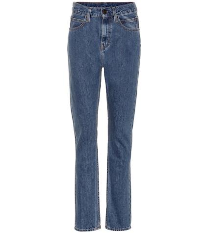 7 For All Mankind High-rise Straight-leg Pants