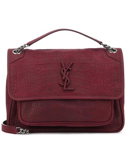 Saint Laurent Medium Niki Chain Leather Shoulder Bag