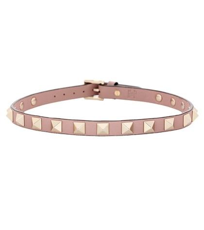 Bower Swimwear Valentino Garavani Rockstud Leather Choker