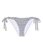 Valentino Striped Cotton-blend Bikini Bottom