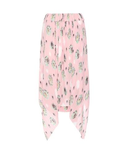 Marni Printed Plissé Skirt