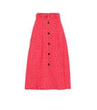Rebecca Vallance Holliday Linen-blend Midi Skirt