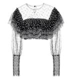 Balenciaga Mesh Cropped Top