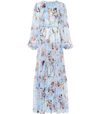 Dolce & Gabbana Printed Silk Chiffon Jumpsuit
