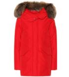 Alessandra Rich Saranac Fur-trimmed Down Parka