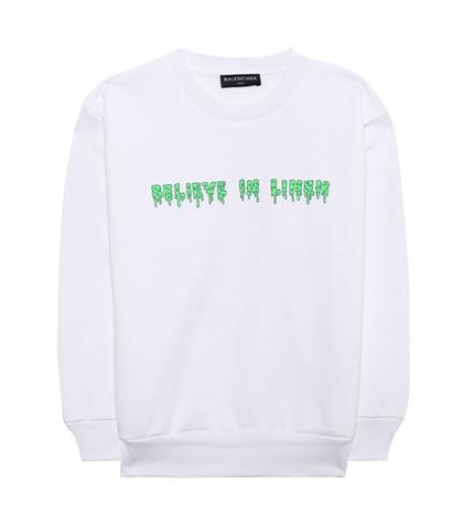 Balenciaga Printed Cotton-blend Sweatshirt
