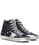 Golden Goose Deluxe Brand Francy High-top Denim Sneakers