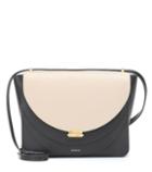 Poupette St Barth Luna Leather Shoulder Bag
