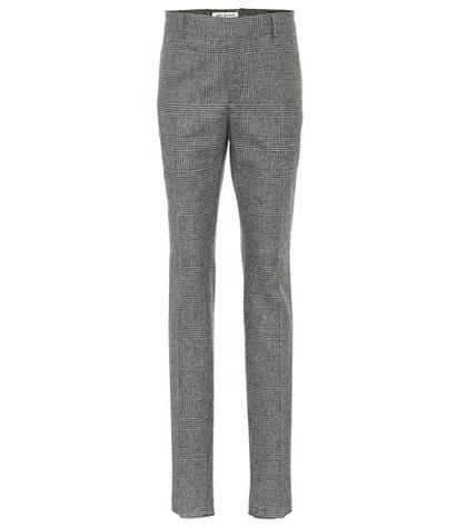 Saint Laurent Glen Plaid Wool Pants