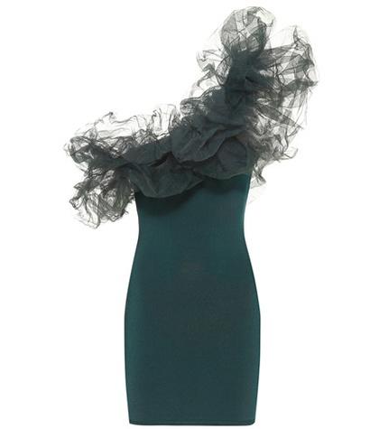 Alexandre Vauthier One-shoulder Jersey Minidress