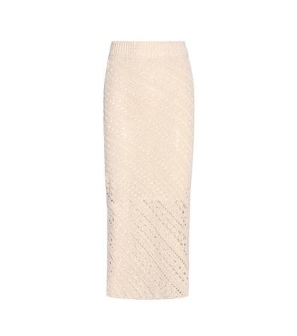 Altuzarra Miller Crochet-knit Midi Skirt