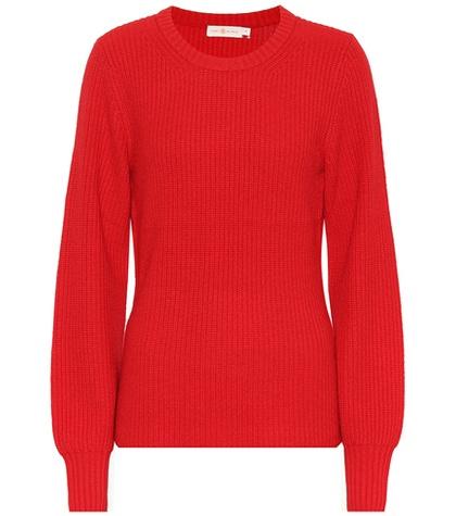 Tory Burch Wool And Cashmere-blend Sweater