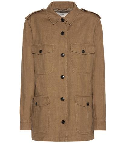 Closed Blade Cotton And Linen Jacket