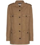 Closed Blade Cotton And Linen Jacket