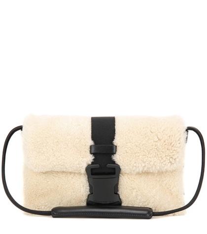 Tory Burch Devine Shearling Shoulder Bag