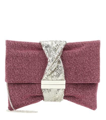 Jimmy Choo Chandra Metallic Clutch
