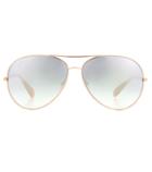 Oliver Peoples Sayer 63 Mirrored Aviator Sunglasses