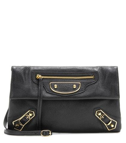 Balenciaga Classic Metallic Edge Envelope Strap Crossbody Bag