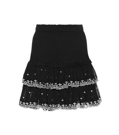 Isabel Marant, Toile Lace-trimmed Cotton Skirt