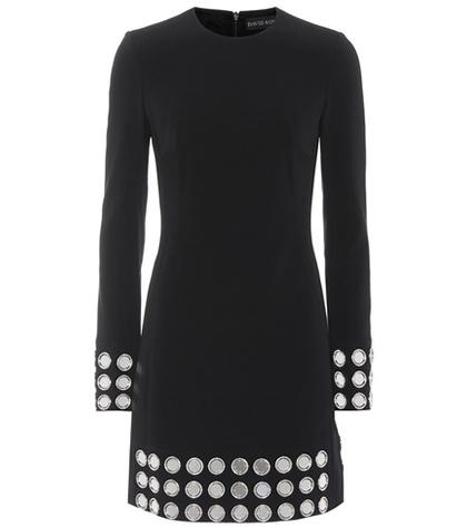 David Koma Embellished Cady Dress