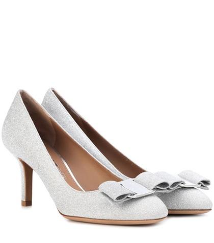 Salvatore Ferragamo Erice 70 Glitter Pumps