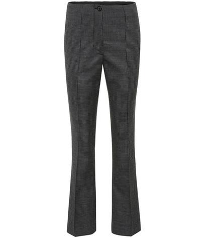 Helmut Lang Flared Wool-blend Trousers