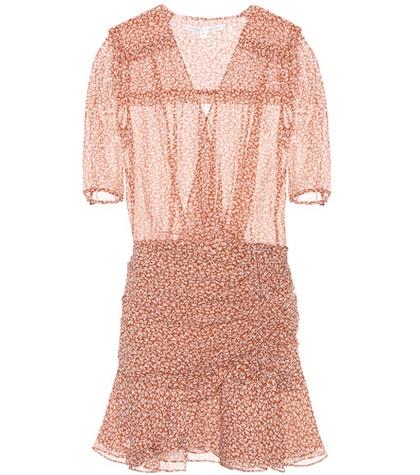 Veronica Beard Dakota Printed Silk Dress