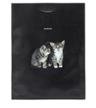 Balenciaga Kitten S Leather Shopper