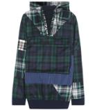 Fenty By Rihanna Oversized Plaid Wool Hoodie