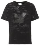 Saint Laurent Printed Cotton-blend T-shirt