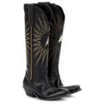 Golden Goose Deluxe Brand Wish Star Leather Cowboy Boots