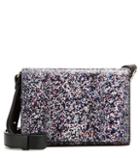 Victoria Beckham Mini Printed Snakeskin Leather Cross Body Bag