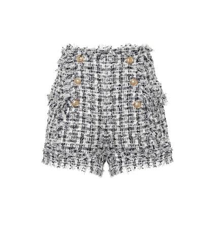 Valentino Bouclé Tweed Shorts