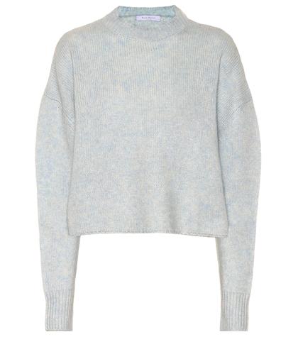 Ryan Roche Cashmere And Silk Cropped Sweater