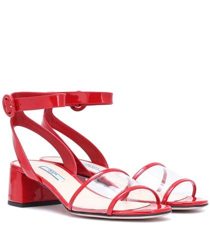 Brunello Cucinelli Patent Leather Sandals