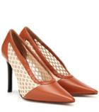 Rochas Peppino Leather Pumps
