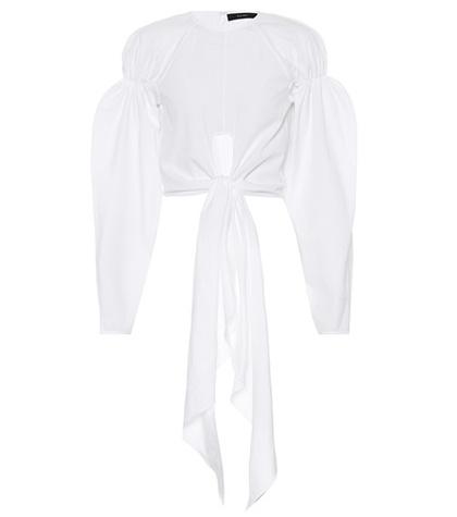 Ellery Phone Home Cotton Crop Top