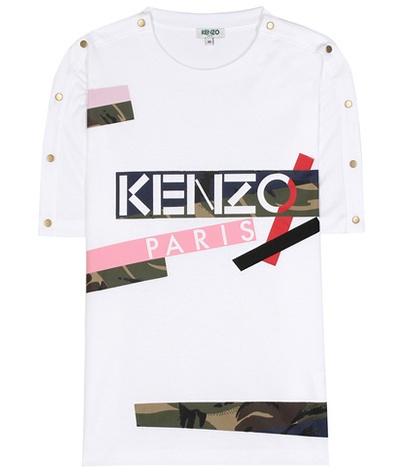 Kenzo Embellished Cotton T-shirt