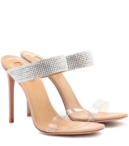 Aquazzura Spritz 105 Embellished Sandals